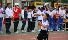 运动会上，我看到了体育健儿的顽强精神_550字