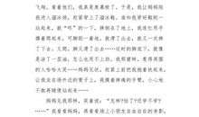 我经历的一次挫折_550字