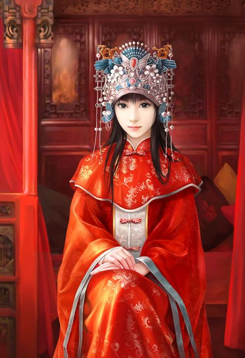谢里红色化妆，嫁给我，好_1200字