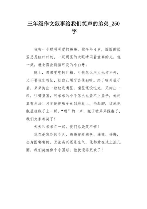 我的兄弟_250字