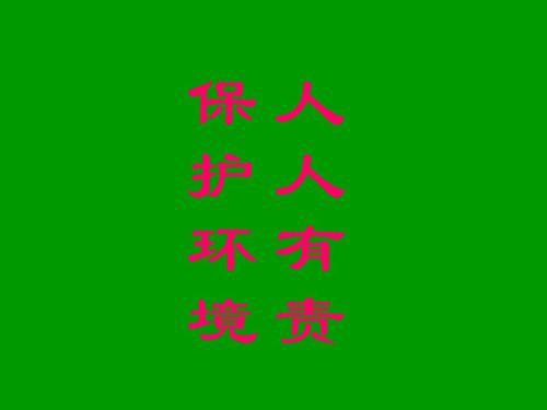 保护环境，每个人都是负责任的_550字