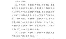 关于母亲节的作文：慈祥的母亲_800字