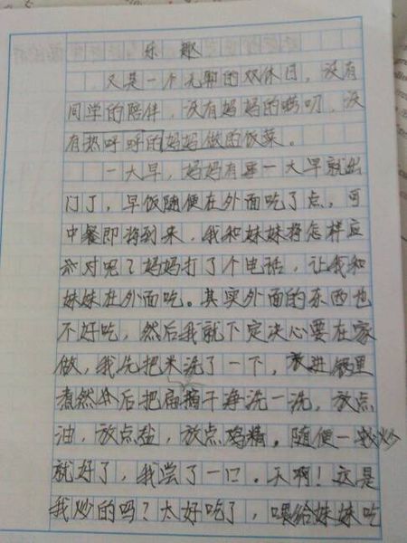 初级三作响：两三件语言教师_600字