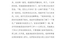 初三写人作文：一面_800字