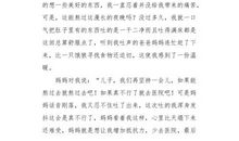 这件事情真让我难忘_550字