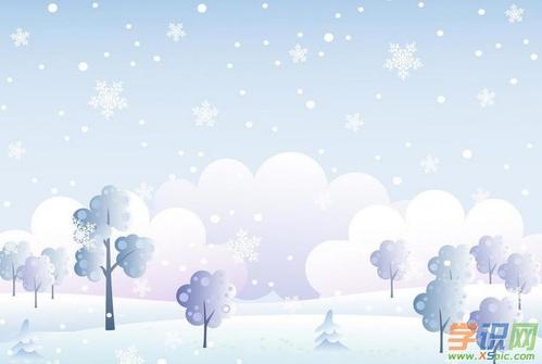 雪景上的组成：小城市雪景_900字