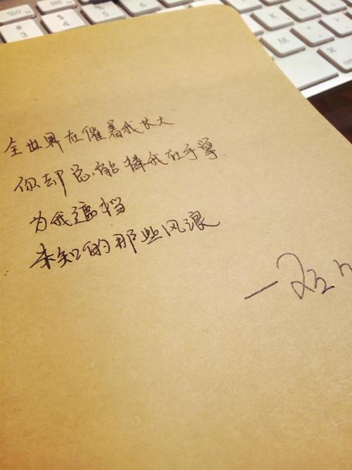 我不完美，我的缺点是这种完美的自我。我认为最完美的自我必须努力工作努力。