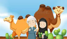 骆驼和阿拉伯人