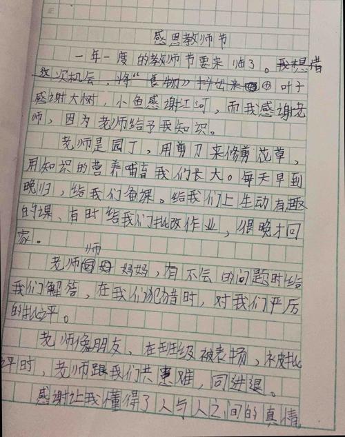 亲爱的老师_350字
