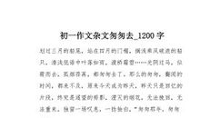 我是一个垃圾_1200字