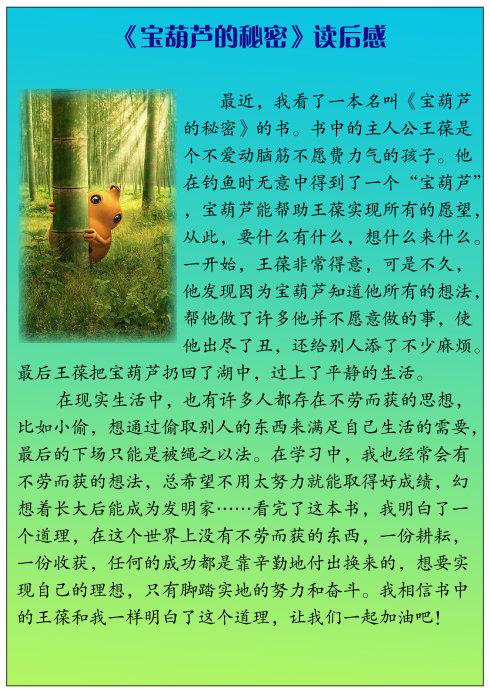 秘密_450字