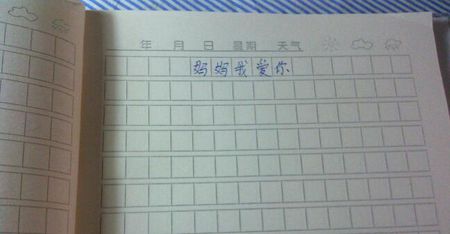 妈妈，我爱你_450字