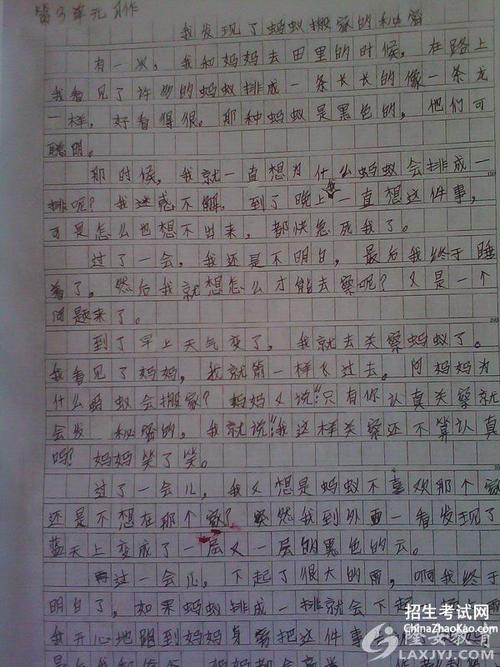 [八月一篇文章]自然的美丽_700字