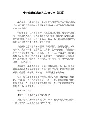家庭_450字