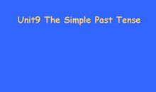 The Past Tense_200字