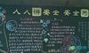 安全的黑板报简单